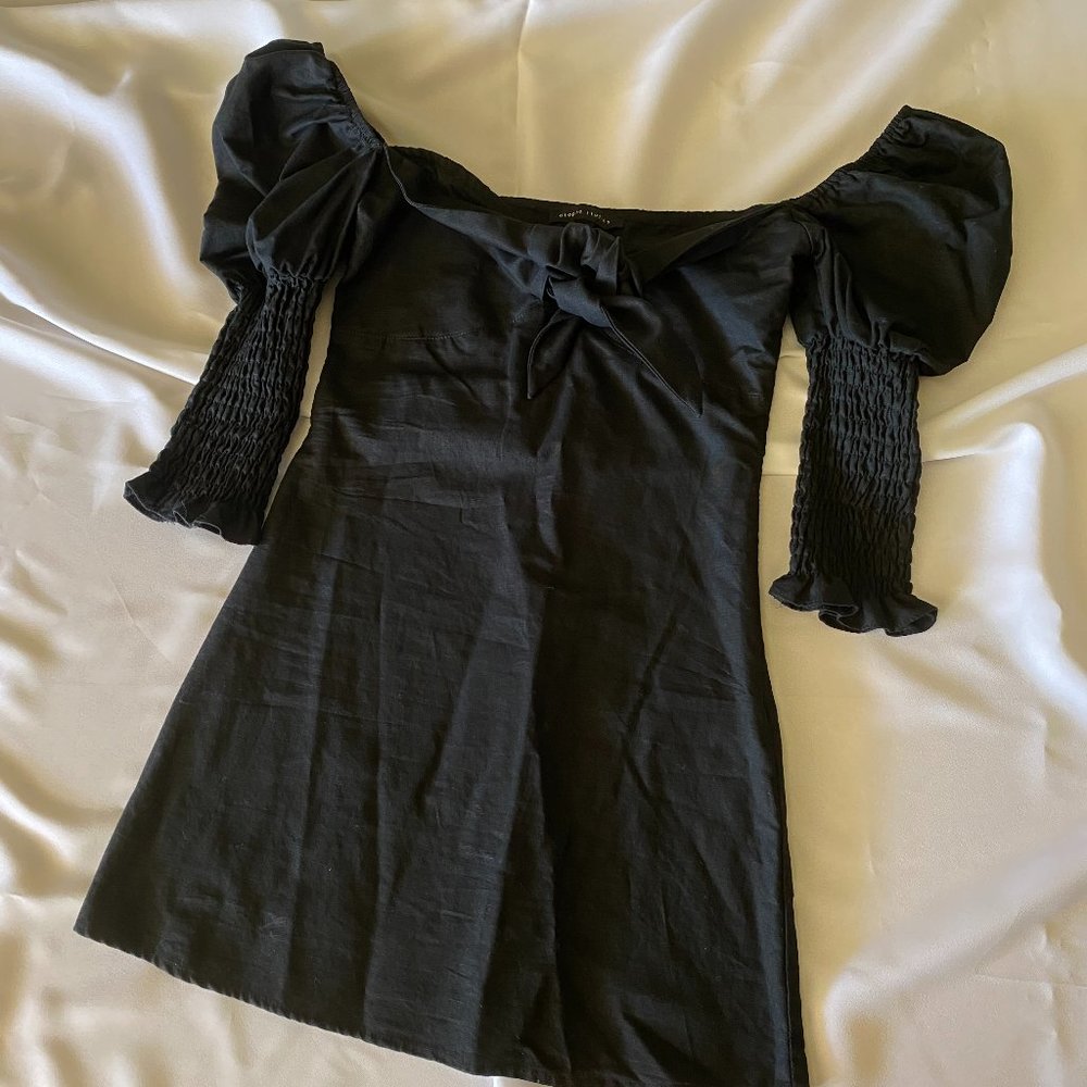 Etophe Studios Puff Sleeve Mini Dress